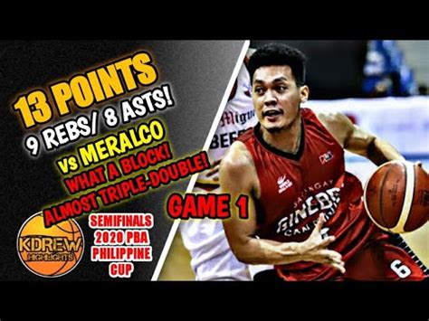 Scottie Thompson Full Highlights Vs Meralco G Semifinals Pts