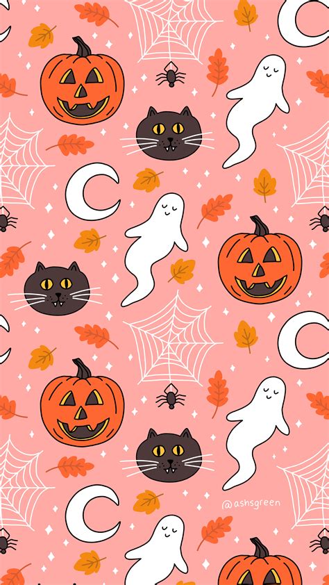 Free Halloween Wallpaper - Ashleigh Green Studios