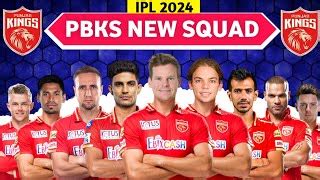 Ipl 2024 Punjab Kings Team Full Squad Pbks New Squad 2024 Pbks Team