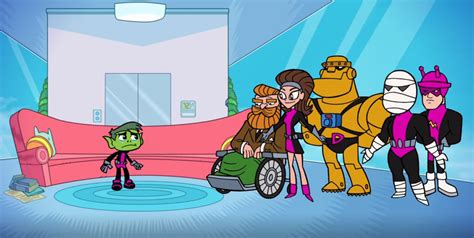 Beast Boy visits his Doom Patrol family in TEEN TITANS GO!