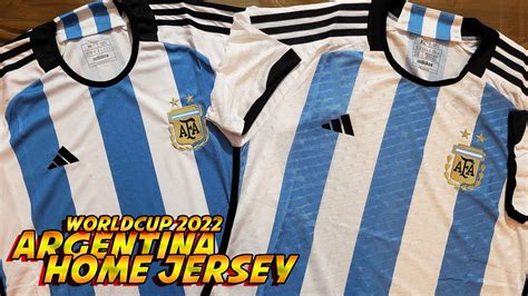 Argentina Home Jersey Review Fan Vs Player Version Worldcup