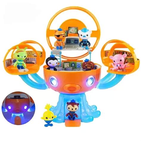 Octonauts Juguete Luz Sonido Figuras C Pila S Caja Armado Meses