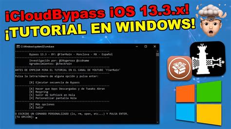 Tutorial Icloud Bypass Ios 13 3 X En Windows Youtube