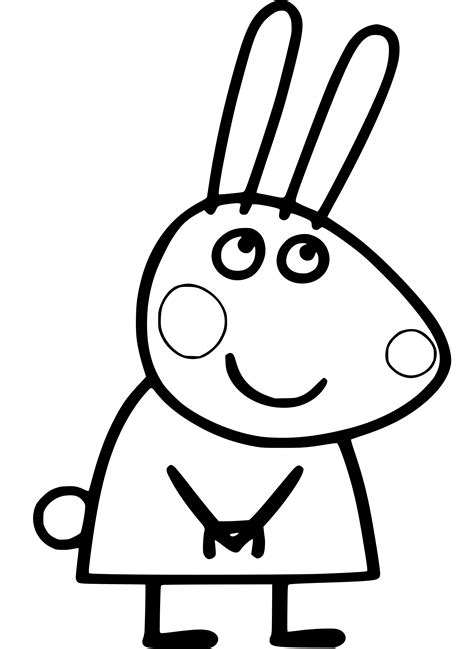 Peppa Pig Coloring Pages (37 Printable Sheets, Simple to Draw, Easy for ...