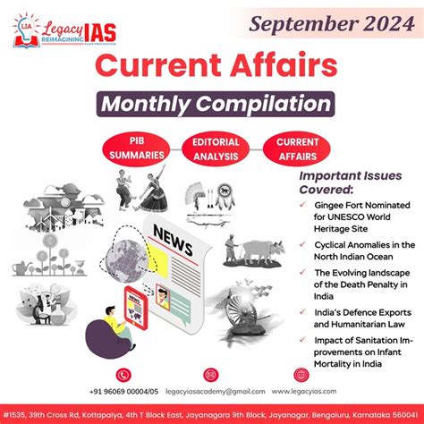 September Current Affairs Monthly Compilation Legacy Ias Academy