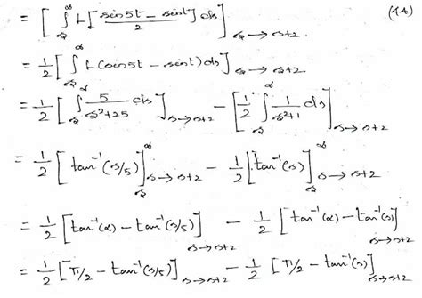 Tpgit Mathematics Laplace Transform Of F T T