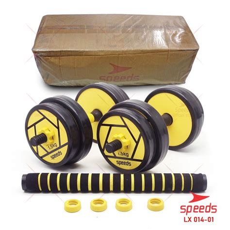 Jual Produk Original Dumbell Karet Kg Barbel Set Max Tiang Angkat