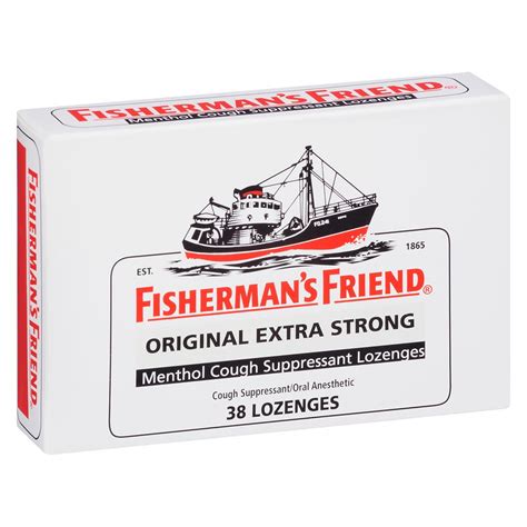 Fisherman S Friend Extra Strong Menthol Cough Suppressant Lozenges