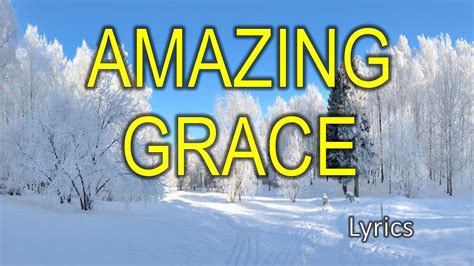 Amazing Grace Chris Tomlin Lyrics Youtube