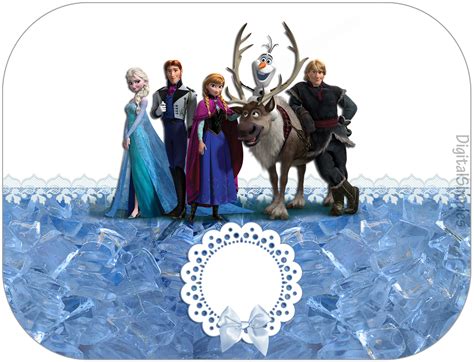 Kit Digital Aniversário Frozen Disney Uma Aventura Congelante Com