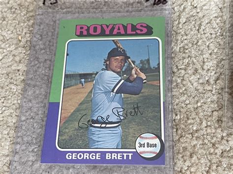 Lot Detail 1975 Topps George Brett Rookie