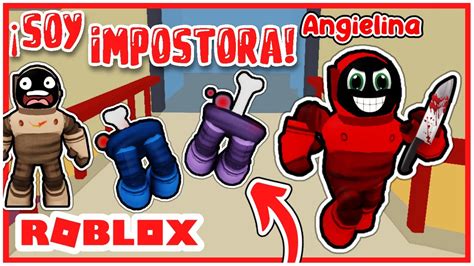 JUGANDO AMONG US DE ROBLOX CON SUBS SOY LA IMPOSTORA LOGRO