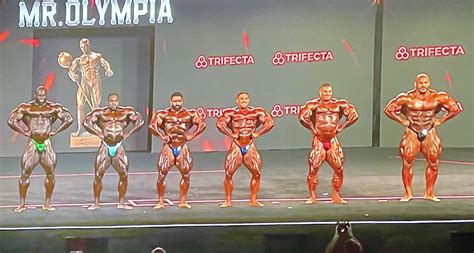 Your Top 6 For Mens Open Pre Judging R Bodybuilding