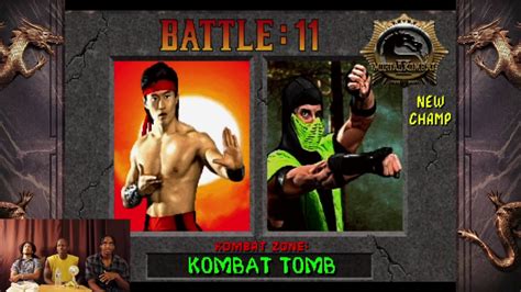 Mk Liu Kang Vs Reptile Toasty Mortal Kombat Ii Arcade Kollection