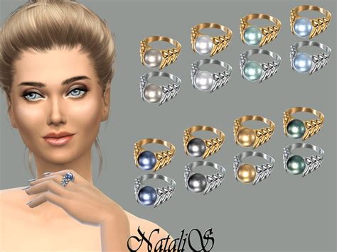 Pearl Jewelry Sets The Sims Big Ball Pearl Sets P Sims Clove