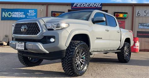 Toyota Tacoma Grey Fuel Off Road Rebel D Wheel Front