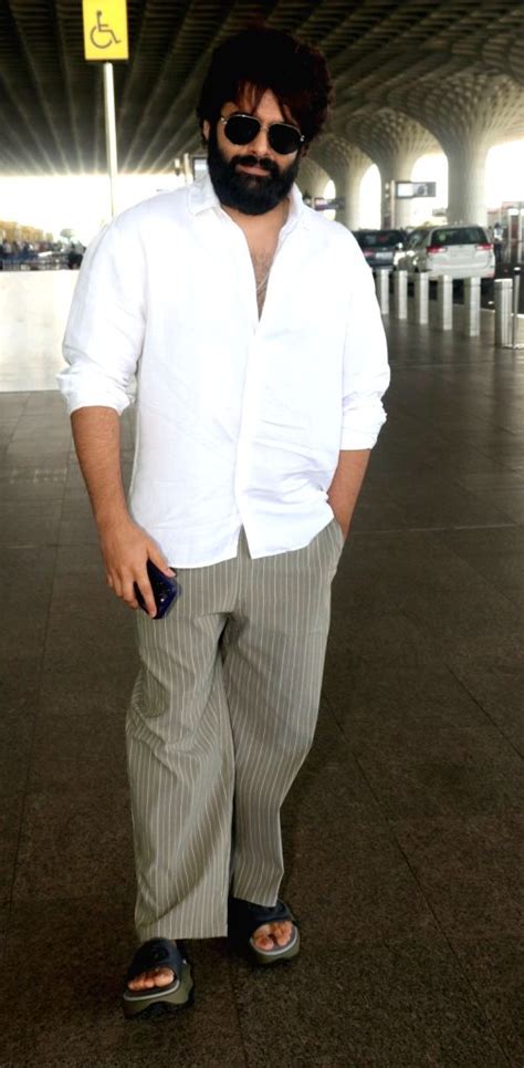 Mumbai Actor Ram Pothineni Spotted At Airport