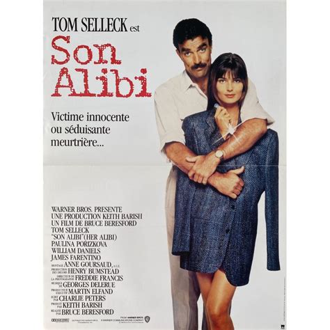 HER ALIBI French Movie Poster - 15x21 in. - 1989