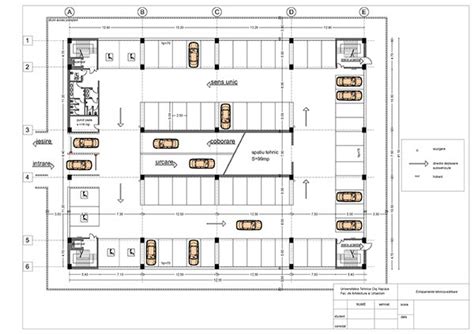 Parking Plan Parking Building Office Building Car Parking