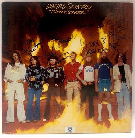 Sold Price Signed Lynyrd Skynyrd Street Survivors Album Invalid Date Edt