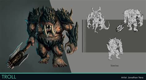 Artstation Troll Concept Art