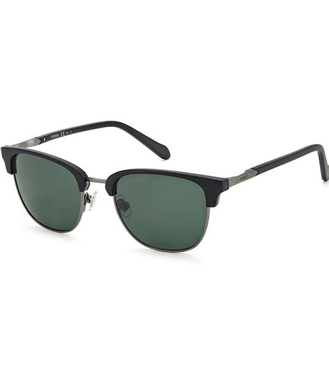 Fossil Fos2113gs 51mm Mens Matte Black Square Sunglasses Dillards