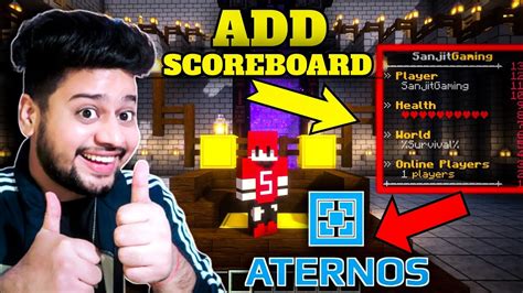 How To Add Scoreboard In Minecraft Aternos Server How To Add