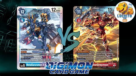 Metalgarurumon Vs Red Hybrid EX5 Liga LuchitoTCG 2024 5 FINAL