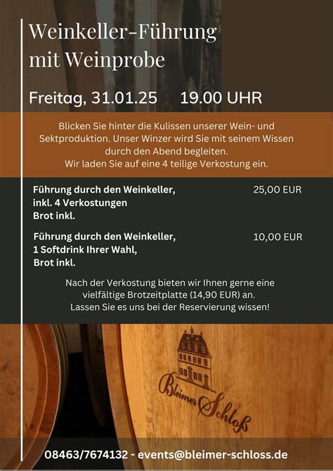 Kalender Weingut Bleimer Schlo