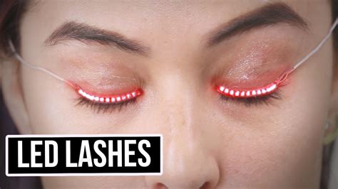 Trying Led Lashes Youtube