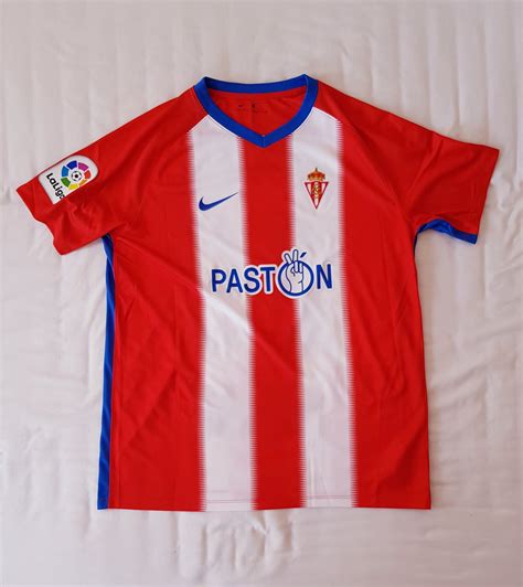 Sporting Gijon Home Camiseta De F Tbol Sponsored By Paston