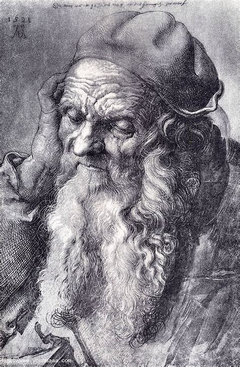 Reproducciones De Pinturas Head Of An Old Man De Albrecht Durer 1471