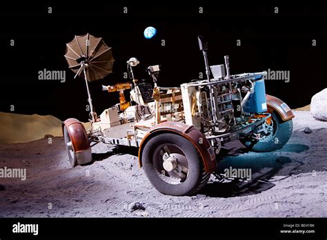 Lunar Rover Module Nasa Space Center Houston Texas Usa Stock Photo Alamy