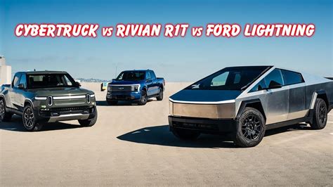 CarCast Edmunds Tesla Cybertruck Vs Ford Lightning Vs Rivian R1T