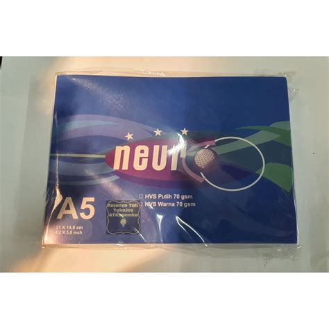 Jual Kertas A5 Hvs Putih 70gr Neuro Perpack Shopee Indonesia