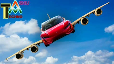 A Flying Tesla Roadster And The Future Flying Cars Youtube