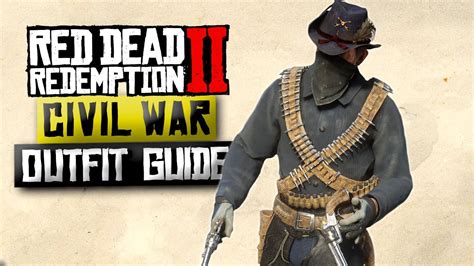 How To Create Custom Civil War Soldiers Red Dead Online Rdr2 Outfit