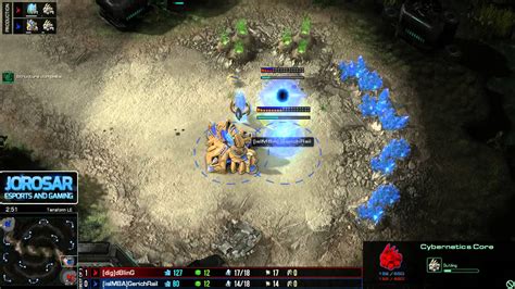 Starcraft Ii Bling Vs Gerichrail Gfinity Cup Game Youtube