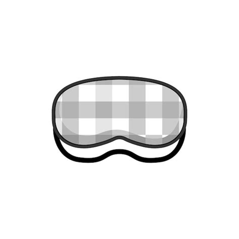 Premium Vector Mask Sleep Icon Cartoon Travel