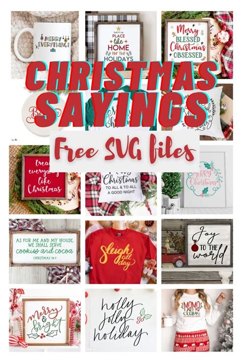 Cute Christmas Signs Free SVG Files Life Sew Savory Christmas Signs