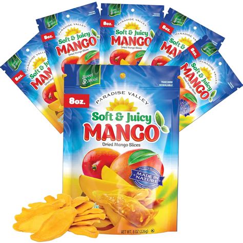 Dried Mango Slices Delicious Texture Soft And Juicy Low Sugar Added