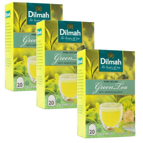 Amazon Dilmah Pure Ceylon Moroccan Mint Flavored Green Tea