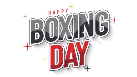 Boxing Day Png Transparent Images Free Download Vector Files Pngtree