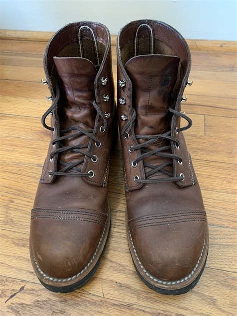 Red Wing Red Wing Iron Ranger 8111 Leather Boots With Vibram Lug Sole