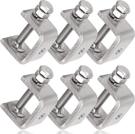 Stainless Steel C Clamps Mini 1 Inch For Mounting Heavy Duty Metal U