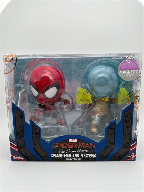 全新 Hot Toys Hottoys Cosbaby Marvel Spider Man For From Home Spider Man and Mysterio