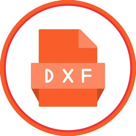 Dxf File Format Icon 15571329 Vector Art At Vecteezy