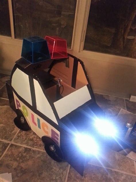 Diy Cardboard Police Car