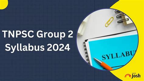 Tnpsc Group 2 Syllabus 2024 Download Syllabus Pdf Check Revised Exam Pattern