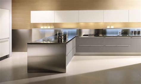 10 Stylish Aluminium Stainless Steel Kitchen Designs Decoholic